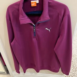 Mens Puma 3/4 Zip Pullover